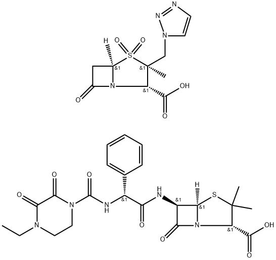 Piperacillin-TazobactaM Powder 8:1 Struktur