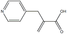 4-Pyridinepropanoicacid,-alpha--methylene-(9CI) Struktur