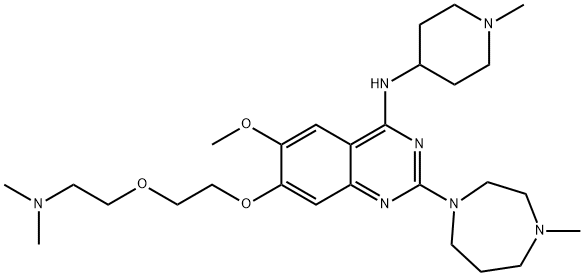 UNC0321 Struktur