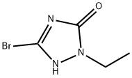 5-bromo-2-ethyl-2,4-dihydro-3H-1,2,4-triazol-3-one(SALTDATA: FREE) Struktur