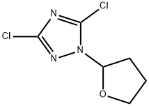 3,5-dichloro-1-(tetrahydro-2-furanyl)-1H-1,2,4-triazole(SALTDATA: FREE) Struktur