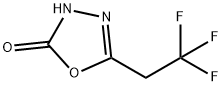 5-(2,2,2-trifluoroethyl)-1,3,4-oxadiazol-2-ol(SALTDATA: FREE) Struktur