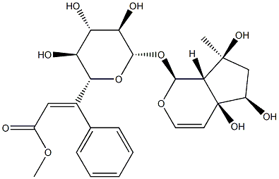 6'-O-cinnamoyl harpagide Struktur