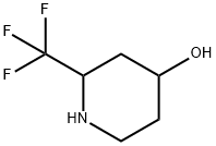 2-(trifluoromethyl)piperidin-4-ol Struktur