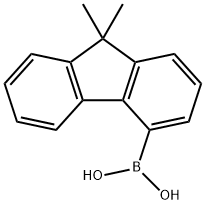 4-硼酸-9,9-二甲基芴, 1246022-50-3, 結(jié)構(gòu)式