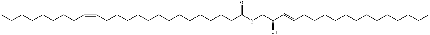 N-nervonoyl-1-desoxyMethylsphingosine (M17:1/24:1) Struktur