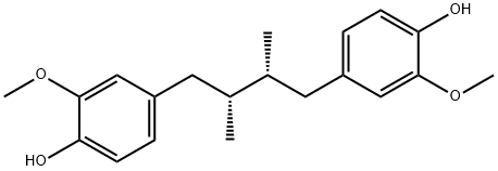 (-)-Dihydroguaiaretic acid Struktur