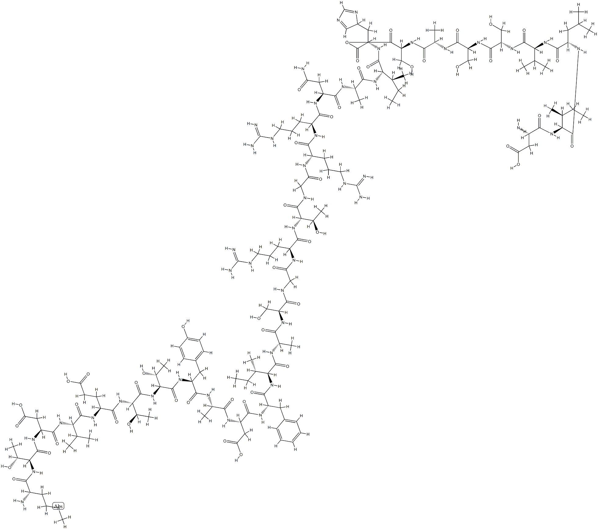 protein kinase inhibitor peptide (1-31) Struktur