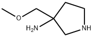 3-Pyrrolidinamine,3-(methoxymethyl)-(9CI) Struktur