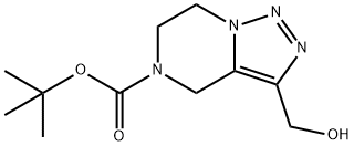 叔-丁基 3-(羥甲基)-6,7-二氫-[1,2,3]三唑并[1,5-A]吡嗪-5(4H)-甲酸基酯, 1251002-72-8, 結(jié)構(gòu)式