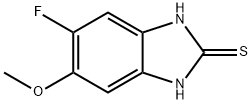 2H-Benzimidazole-2-thione,5-fluoro-1,3-dihydro-6-methoxy-(9CI) Struktur