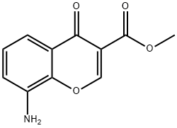 8-Amino-4-oxo-4H-chromene-3-carboxylic acid methyl ester Struktur