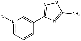 5-AMine-3-(1-oxypyridin-3-yl)-1,2,4-thiadiazole Struktur