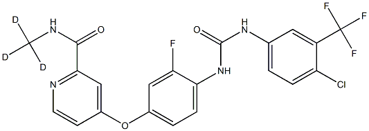 Regorafenib D3 Struktur