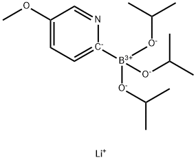 Lithium triisopropyl 2-(5-methoxypyridyl)borate Struktur