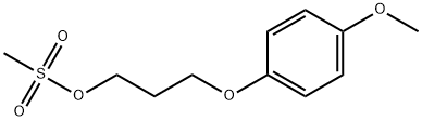 3-(4-METHOXYPHENOXY)-PROPYL METHANESULF& Struktur