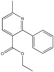 ethyl 6-methyl-2-phenylnicotinate Struktur