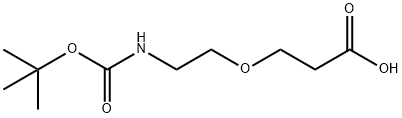 t-Boc-N-amido-PEG1-acid Struktur