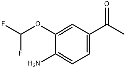 1-(4-Amino-3-difluoromethoxy-phenyl)-ethanone Struktur