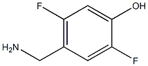 4-Aminomethyl-2,5-difluoro-phenol Struktur