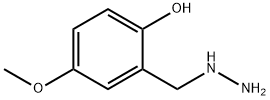 2-(hydrazinylmethyl)-4-methoxyphenol Struktur