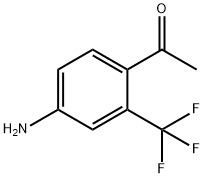 1-(4-Amino-2-trifluoromethyl-phenyl)-ethanone Struktur