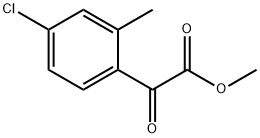 METHYL 4-CHLORO-2-METHYLBENZOYLFORMATE Struktur