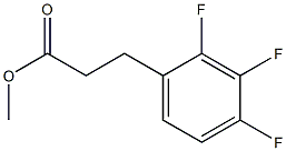 3-(2,3,4-Trifluoro-phenyl)-propionic acid methyl ester Struktur