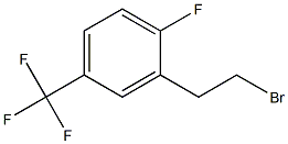 2-(2-bromoethyl)-1-fluoro-4-(trifluoromethyl)benzene Struktur