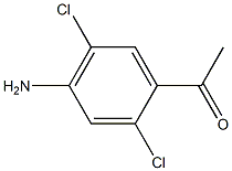 1-(4-Amino-2,5-dichloro-phenyl)-ethanone Struktur