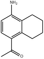 1-(4-Amino-5,6,7,8-tetrahydro-naphthalen-1-yl)-ethanone Struktur