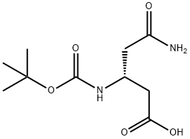 Boc-D-beta-hoMoasparagine Struktur