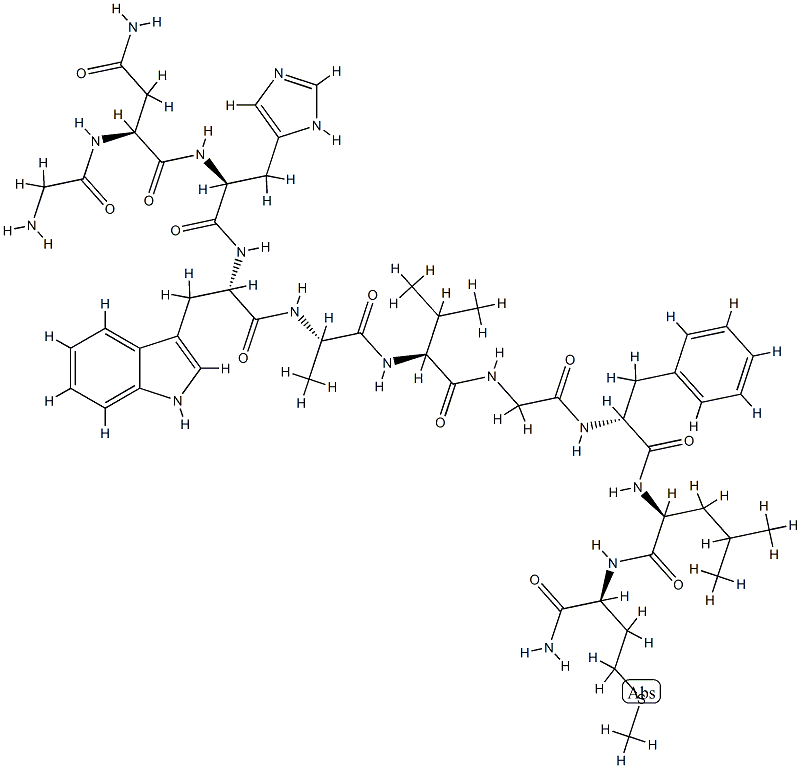 gastrin releasing peptide (18-27), Phe(25)- Struktur