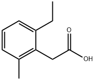 2-(2-ethyl-6-methylphenyl)acetic acid Struktur