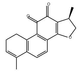 1,2,15,16-tetrahydrotanshiquinone Struktur