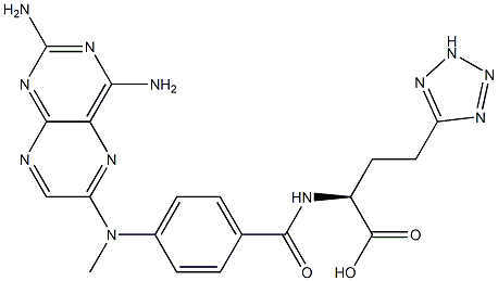 gamma-tetrazole-aminopterin Struktur