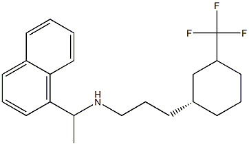 Hexahydrophenyl Cinacalcet Hydrochloride Struktur