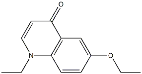 4(1H)-Quinolinone,6-ethoxy-1-ethyl-(9CI) Struktur