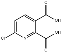 6-Chloropyridine-2,3-dicarboxylic acid Struktur