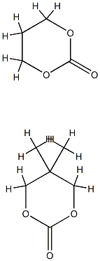 dimethyltrimethylene carbonate-trimethylene carbonate copolymer Struktur