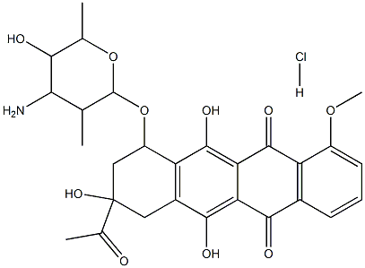 2'-C-methyldaunomycin Struktur