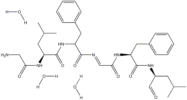 cyclo(phenylalanyl-leucyl-glycyl-leucyl-phenylalanyl-glycyl) Struktur