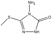 3H-1,2,4-Triazol-3-one,4-amino-2,4-dihydro-5-(methylthio)-(9CI) Struktur