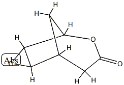 3,6-Dioxatricyclo[3.3.1.02,4]nonan-7-one,  (1-alpha-,2-bta-,4-bta-,5-alpha-)-  (9CI) Struktur