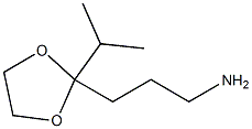 1,3-Dioxolane-2-propanamine,2-(1-methylethyl)-(9CI) Struktur