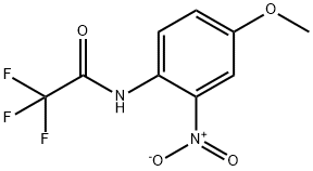 2,2,2-trifluoro-N-(4-methoxy-2-nitrophenyl)acetamide Struktur