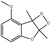 2A,7B-DIHYDRO-7-METHOXY-2A,7B-DIMETHYL-1,2-DIOXETO(3,4B)BE. Struktur