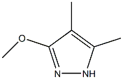 1H-Pyrazole,3-methoxy-4,5-dimethyl-(9CI) Struktur