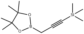 1-triMethylsilylpropynl boronic ester Struktur