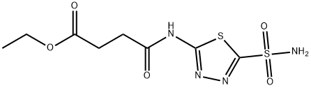 ethylsuccinylazolamide Struktur